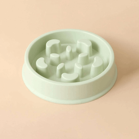Slow Feeder Bowl for Dogs - A practical pet bowl designed to slow down eating - Random Color.
